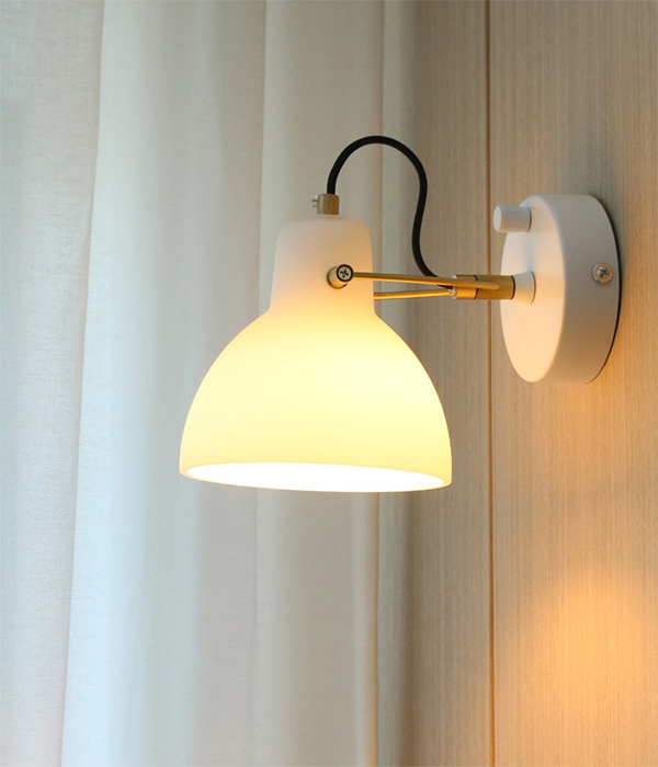 엘스 인테리어벽등 스위치 벽등 (화이트)