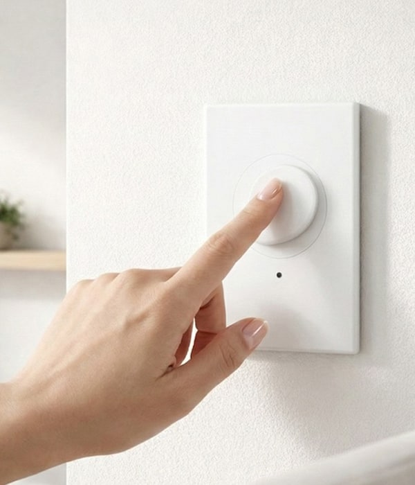 W 조약돌 스위치 LED 디밍 디머 스위치 통합형 밝기조절 조광기